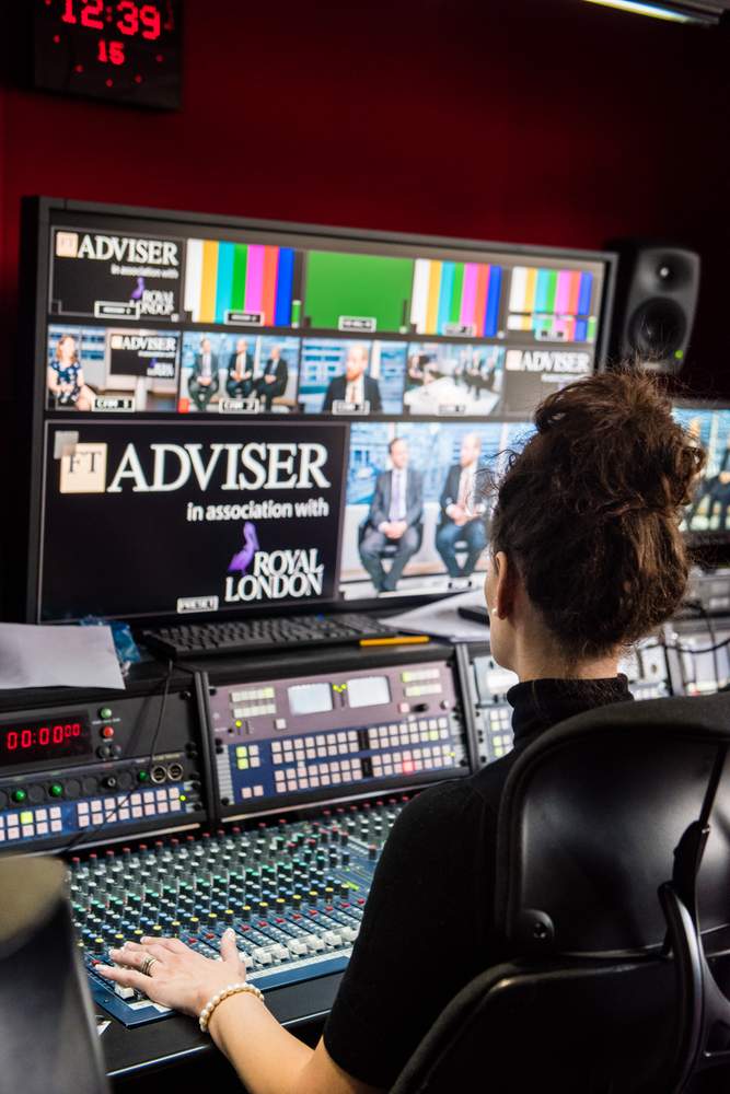 Behind the scenes in the FT Studio